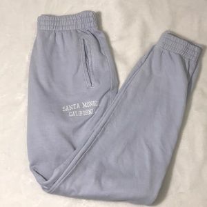 RARE Light Blue Brandy Melville Sweatpants